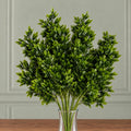 Pack of 6 x 75cm Artificial Boxwood Leaf Bush Stem