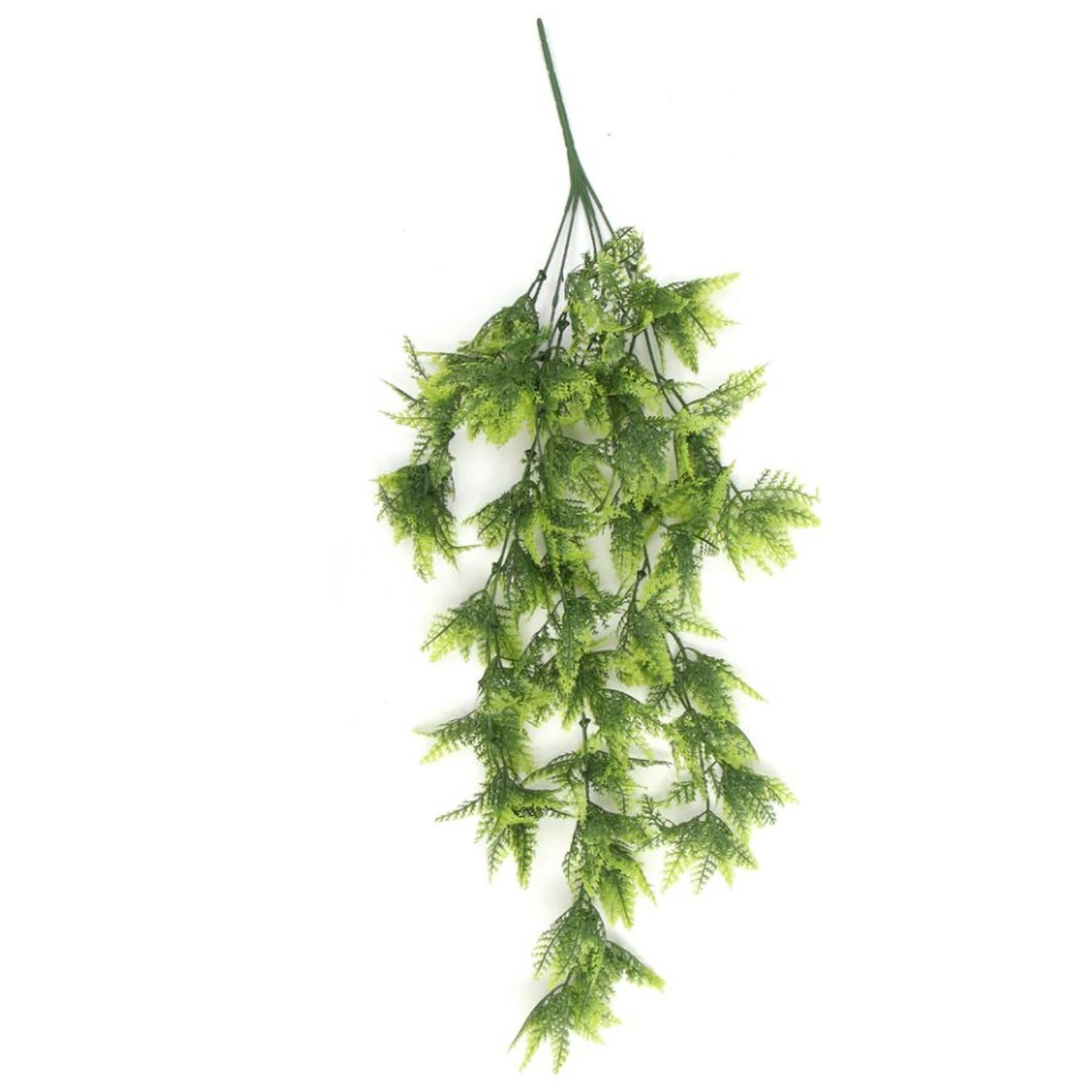 Pack of 6 x Hanging UV and Fire Resistant Artificial Boston Fern Plant 75cm