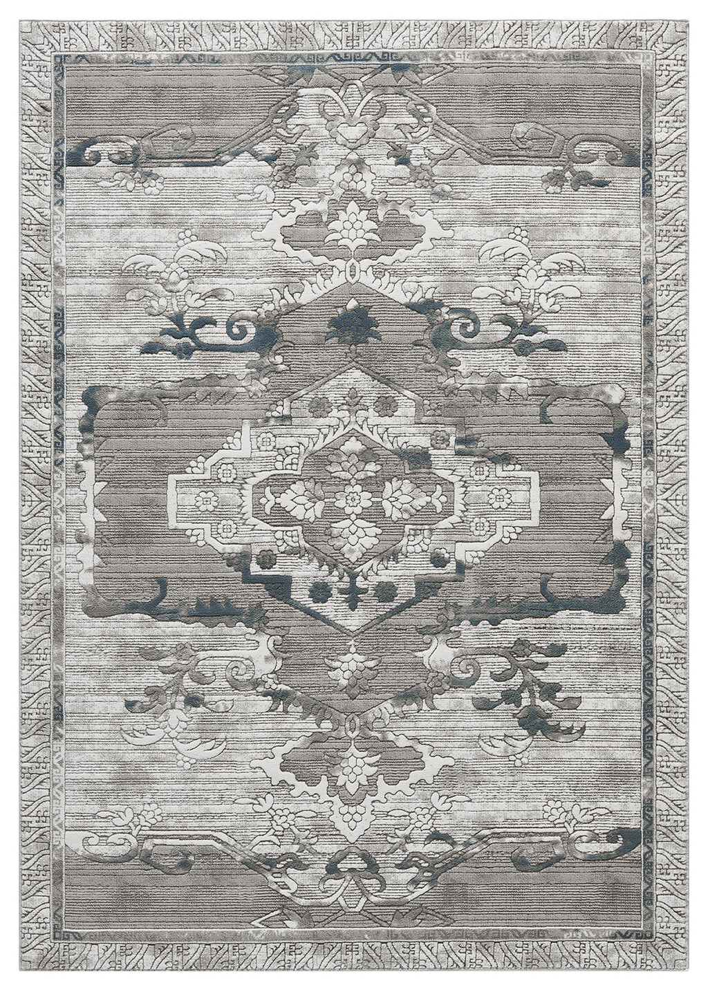 Petra Ajanta Grey/Blue Rug