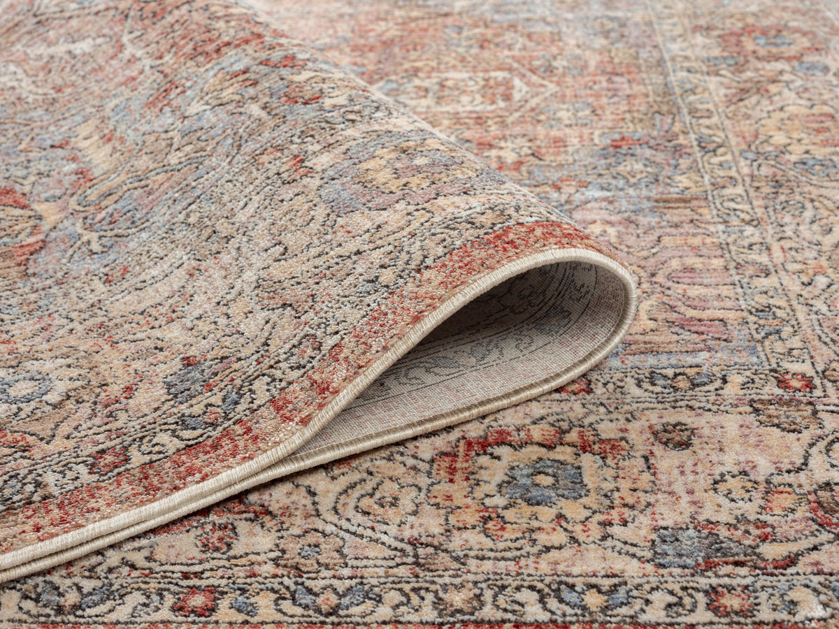 Alia 524Ar Grey/Rose Rug