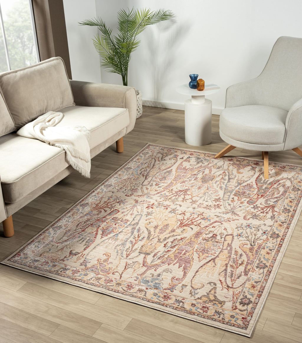 Alia 697Gc Beige/Rose Rug