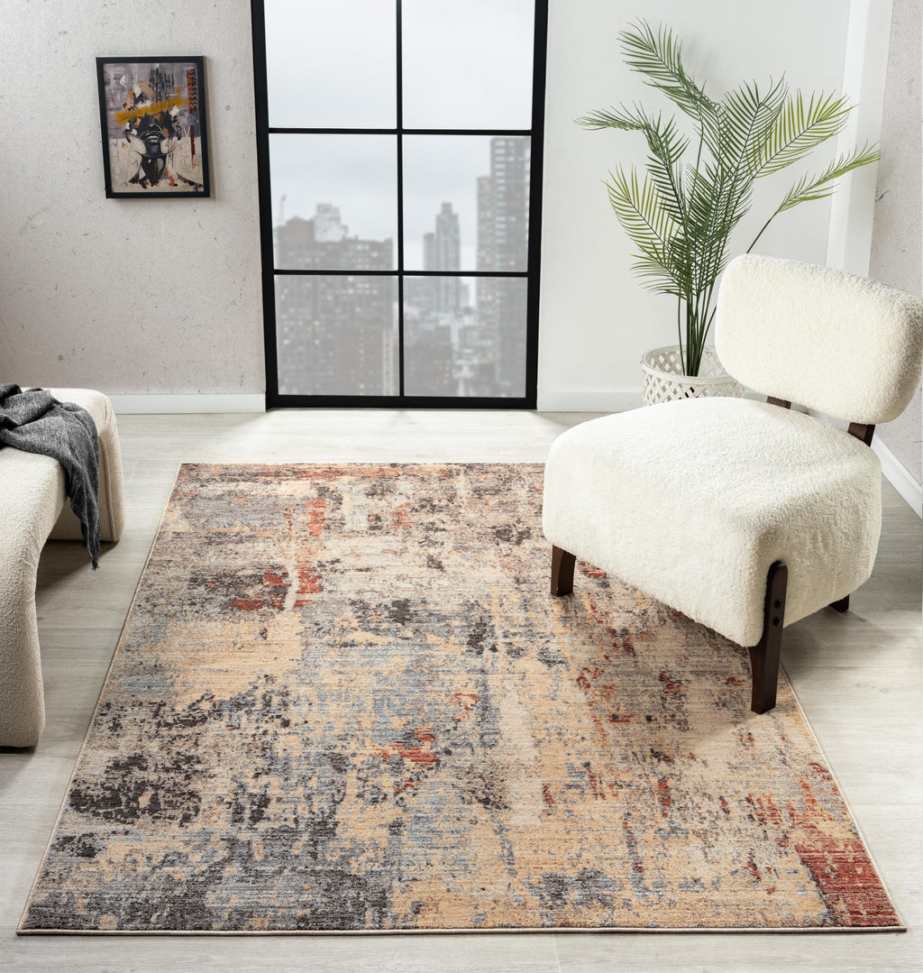 Alia 838Gl Anthra/Rose Rug