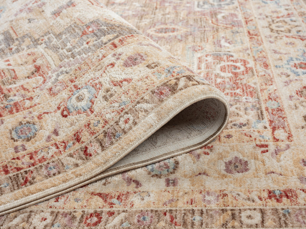 Alia 842Gc Beige/Rose Rug