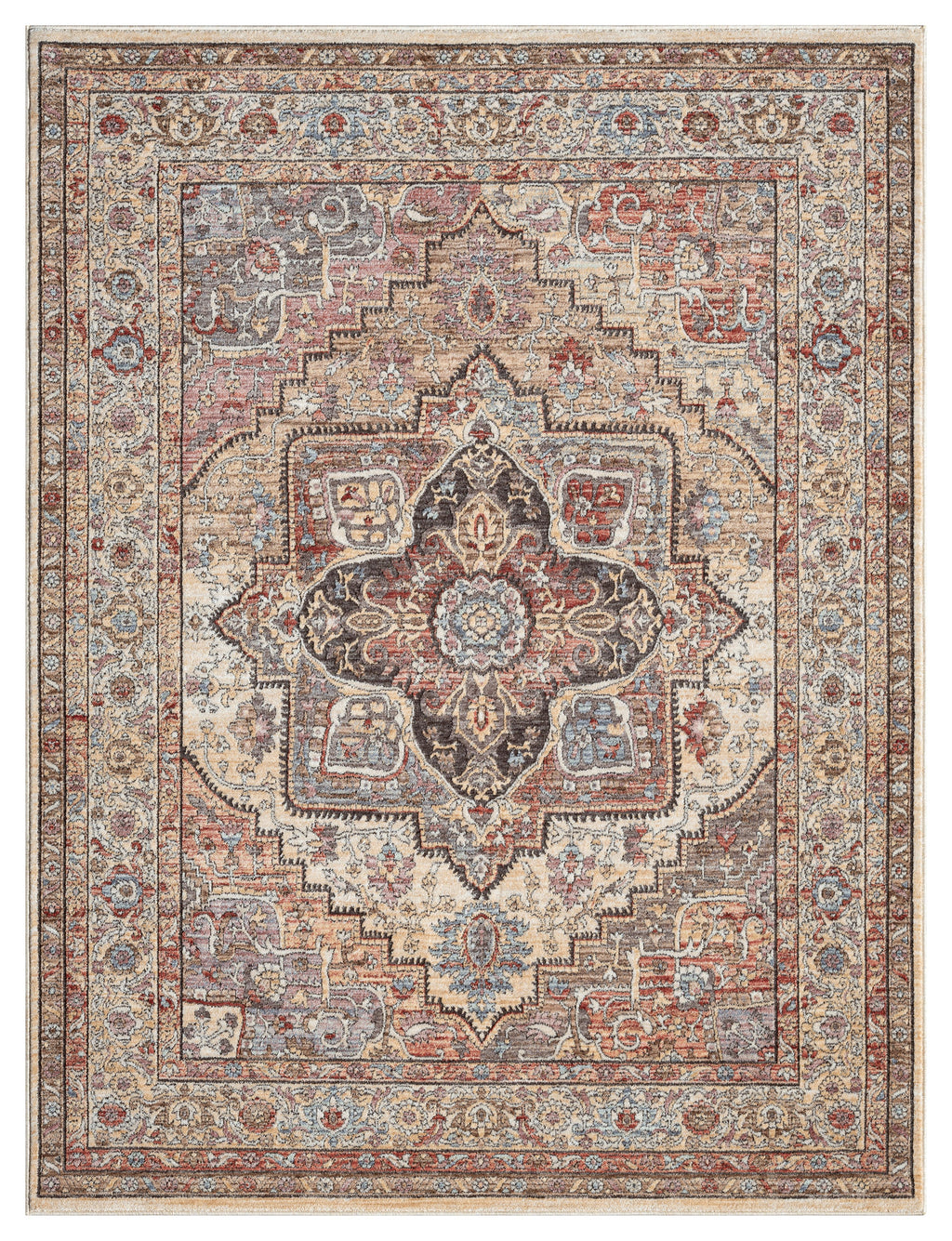 Alia 842Gl Anthra/Rose Rug
