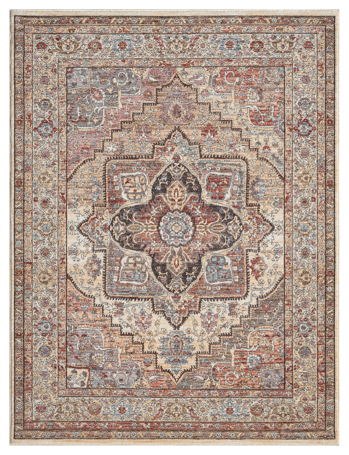 Alia 842Gl Anthra/Rose Rug