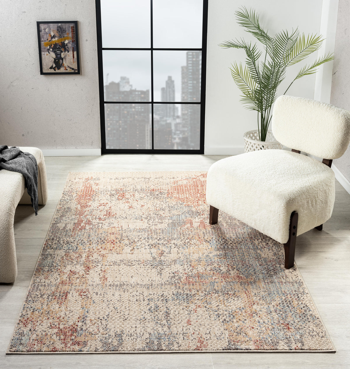 Alia 860Gc Beige/Rose Rug