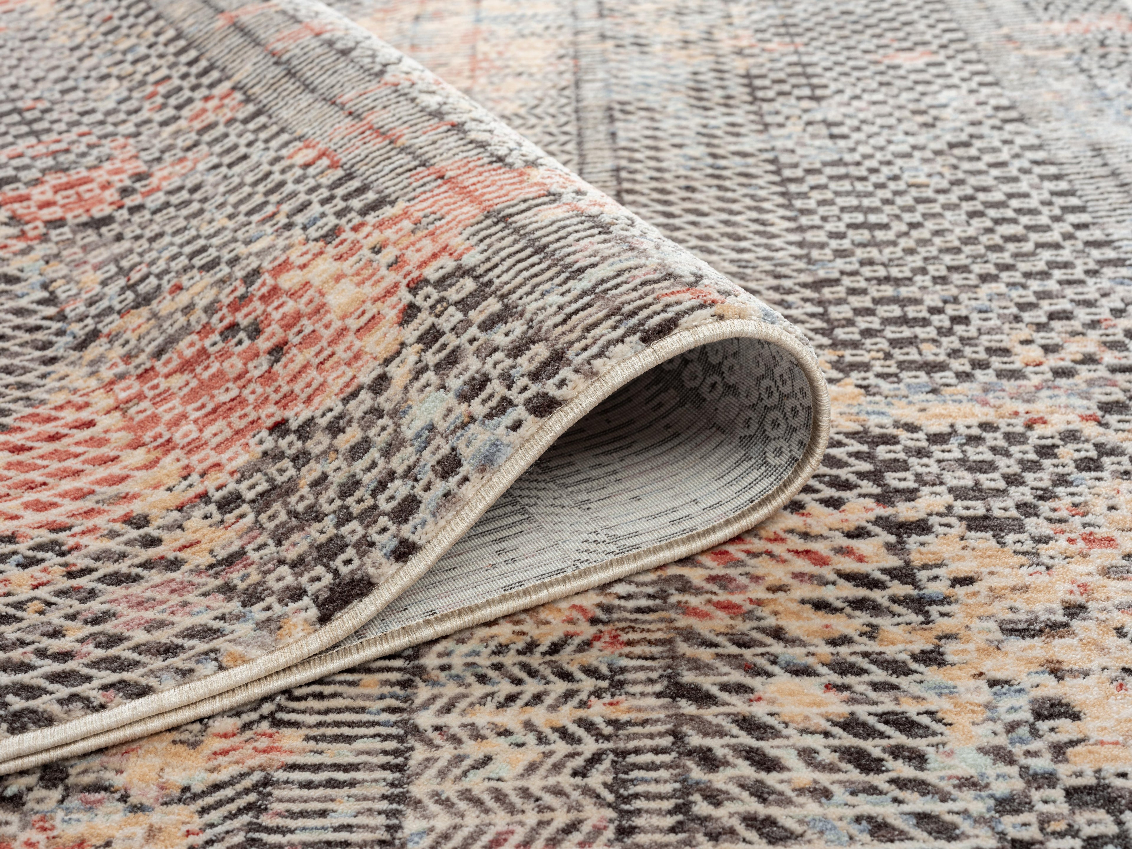 Alia 860Gl Anthra/Rose Rug