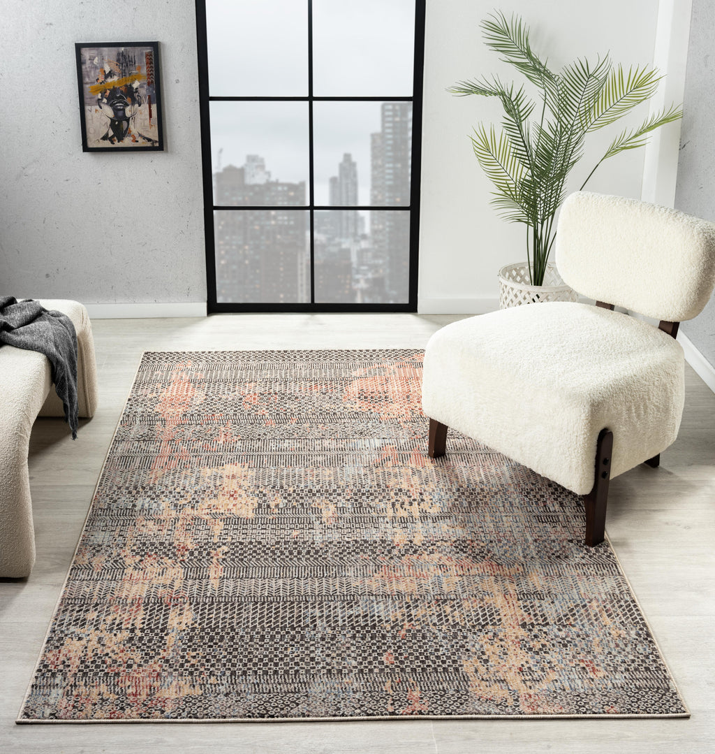 Alia 860Gl Anthra/Rose Rug