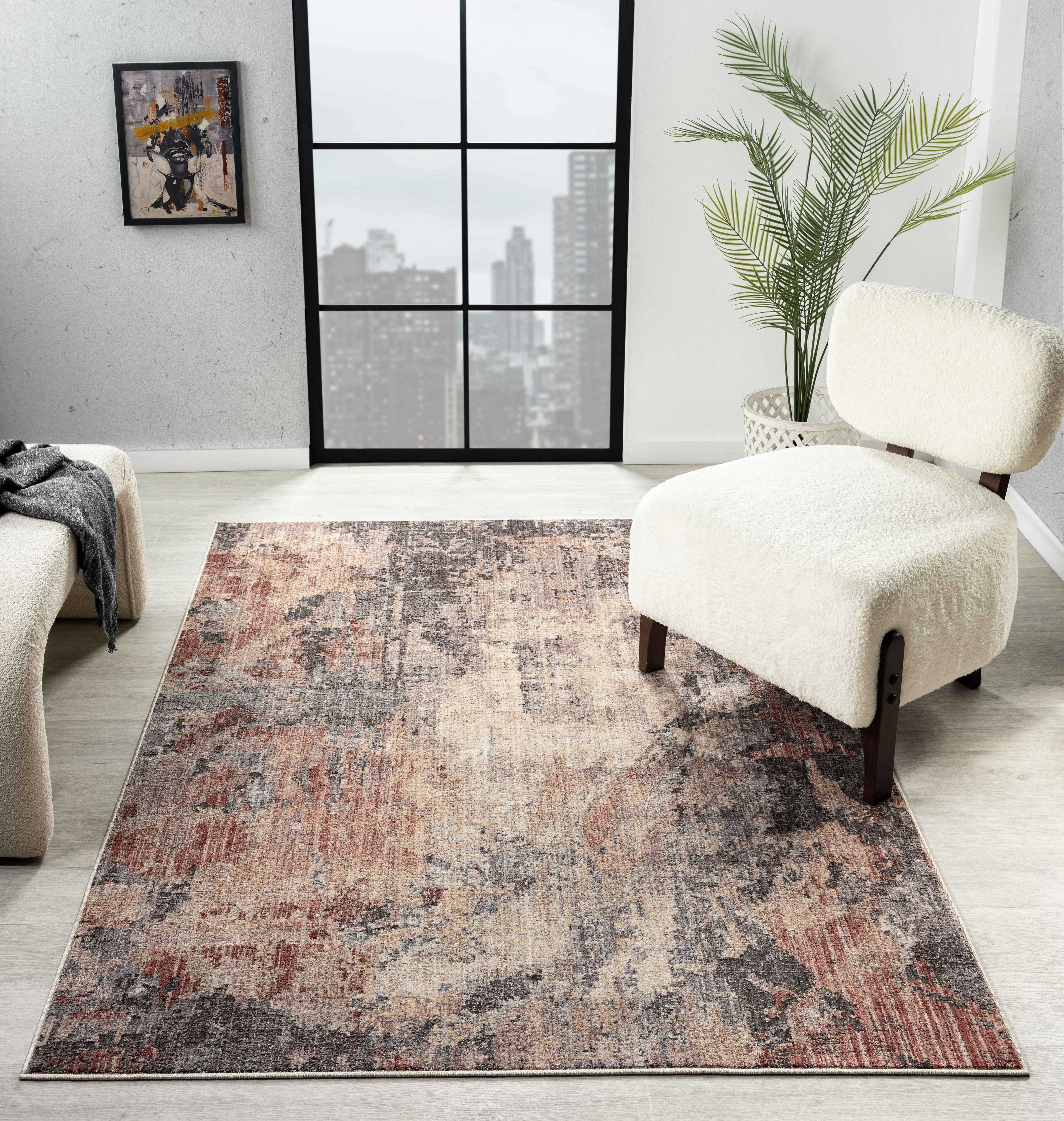 Alia 878Al Anthra/Rose Rug