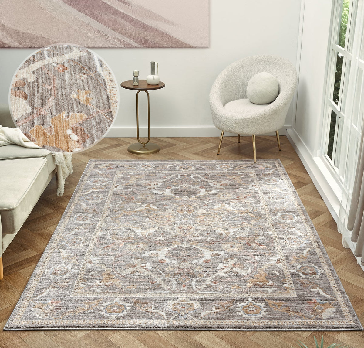 Alia Keyon Grey Rug