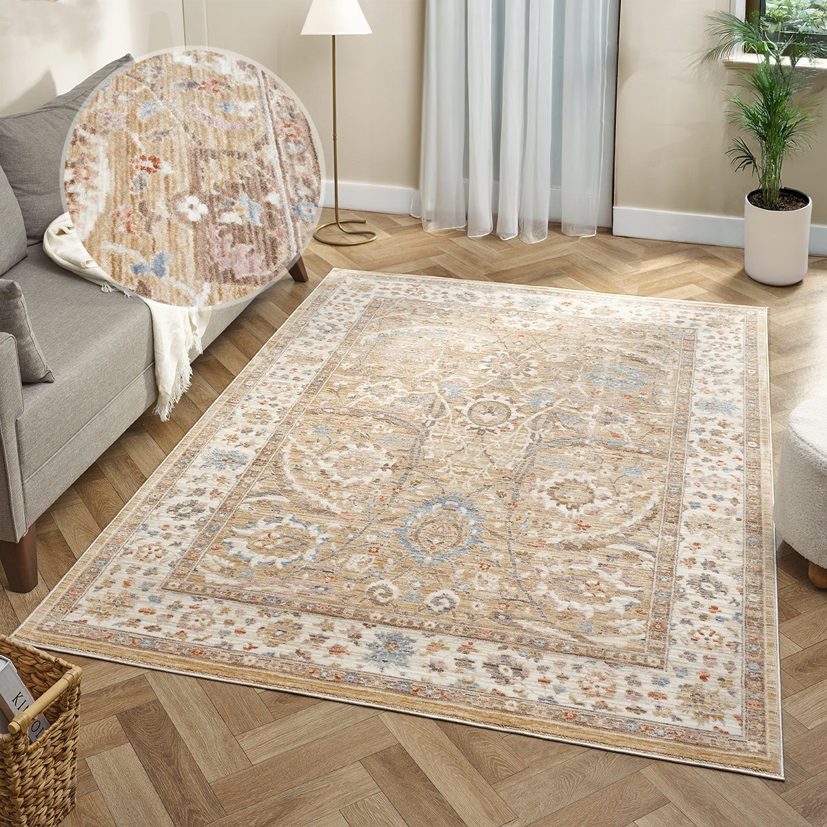 Alia Viana Beige/Cream Rug
