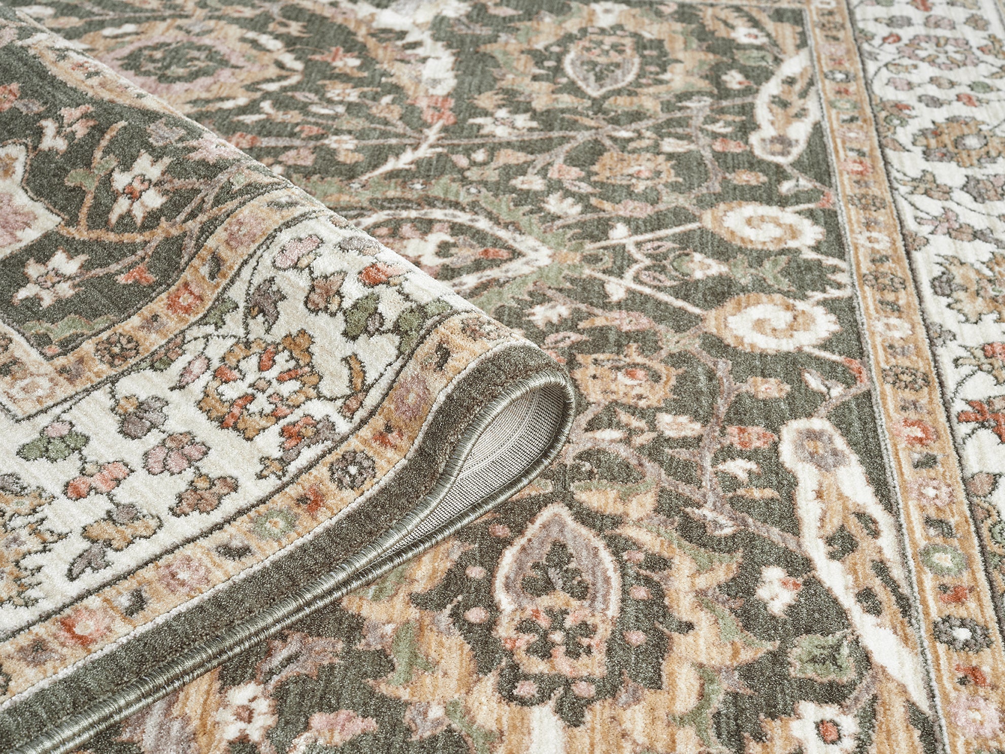 Alia Viana Green/Cream Rug