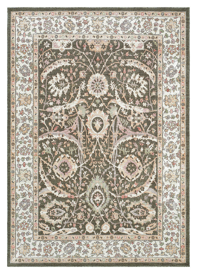 Alia Viana Green/Cream Rug
