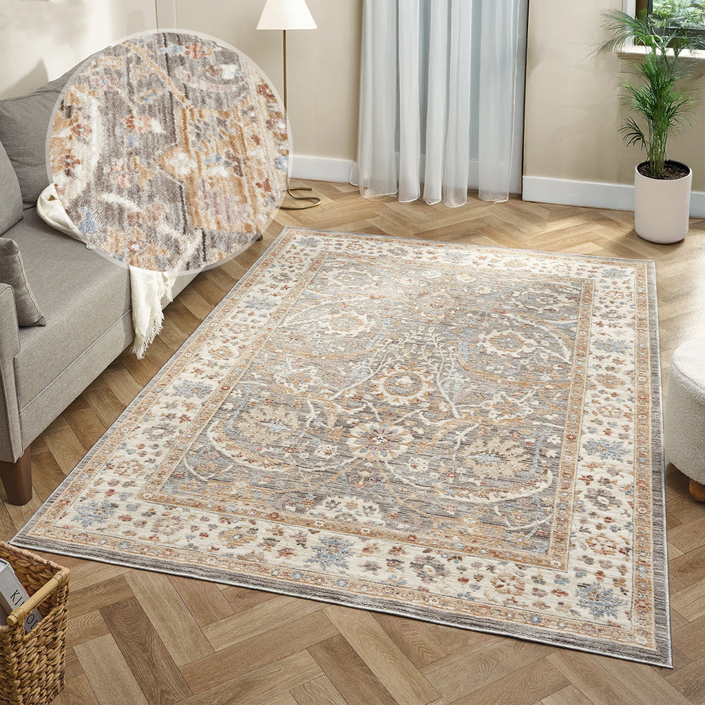 Alia Viana Grey/Cream Rug