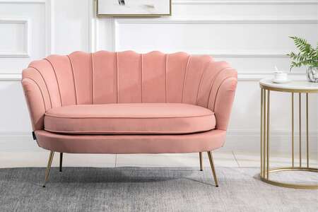 2 Seater Sofa Coral