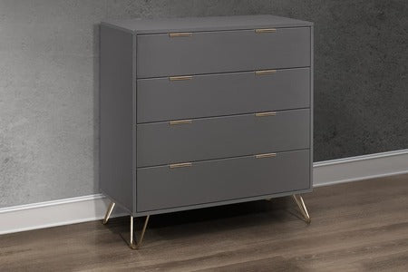 4 Drawer Chest Charcoal