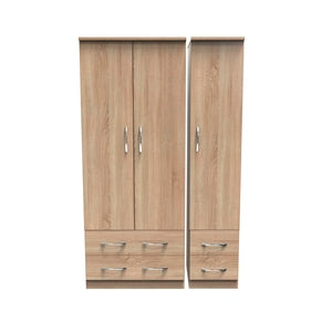 Triple 2 Drawer + Drawer Robe