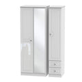 Tall Triple Mirror + Drawer Robe
