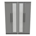 Tall 4 Door Centre Mirror Robe