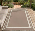 Terrace Border Natural Rug