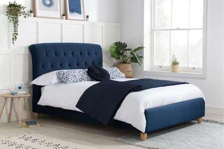 Double Bed Blue