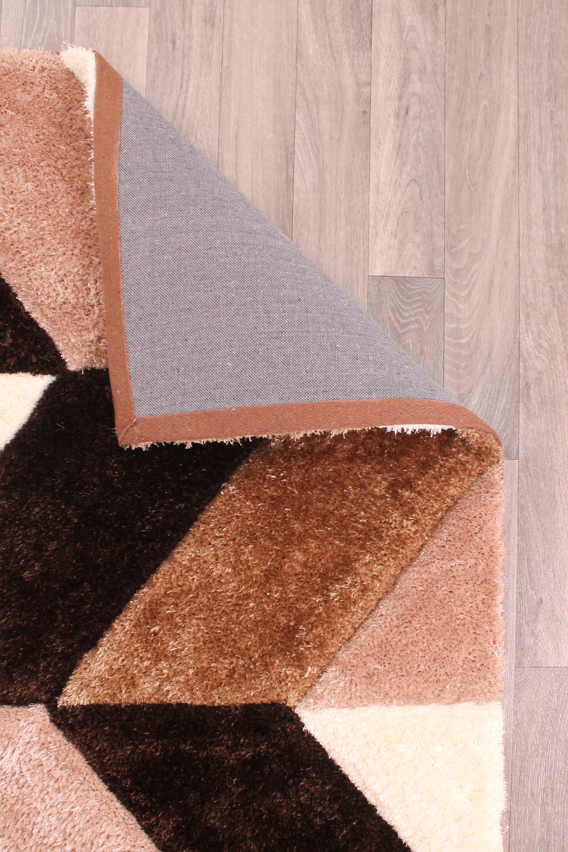 3D Carved Blazon Natural Rug