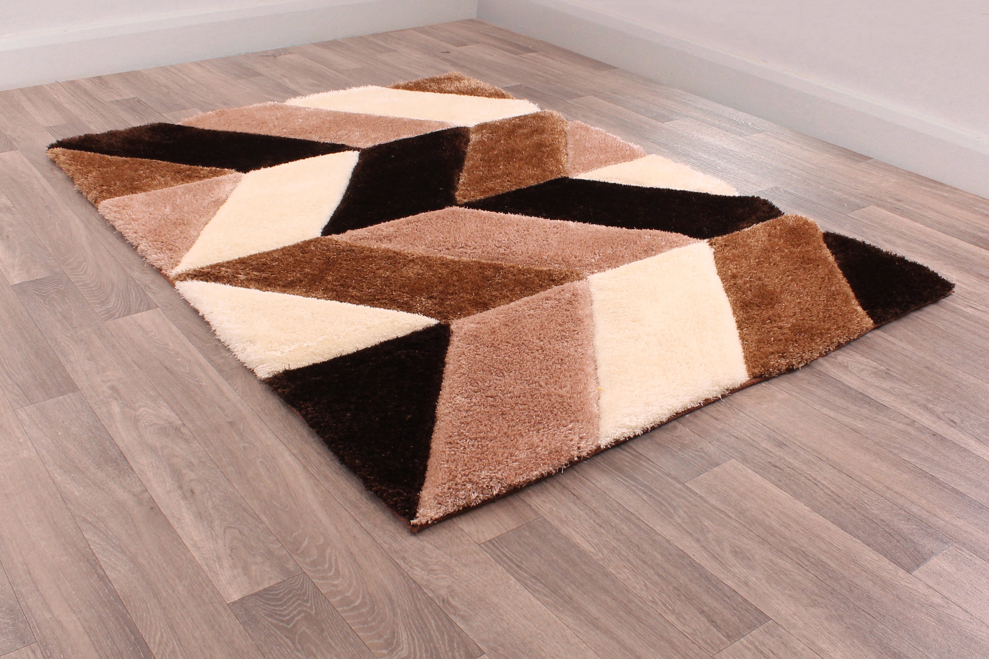 3D Carved Blazon Natural Rug