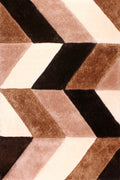 3D Carved Blazon Natural Rug