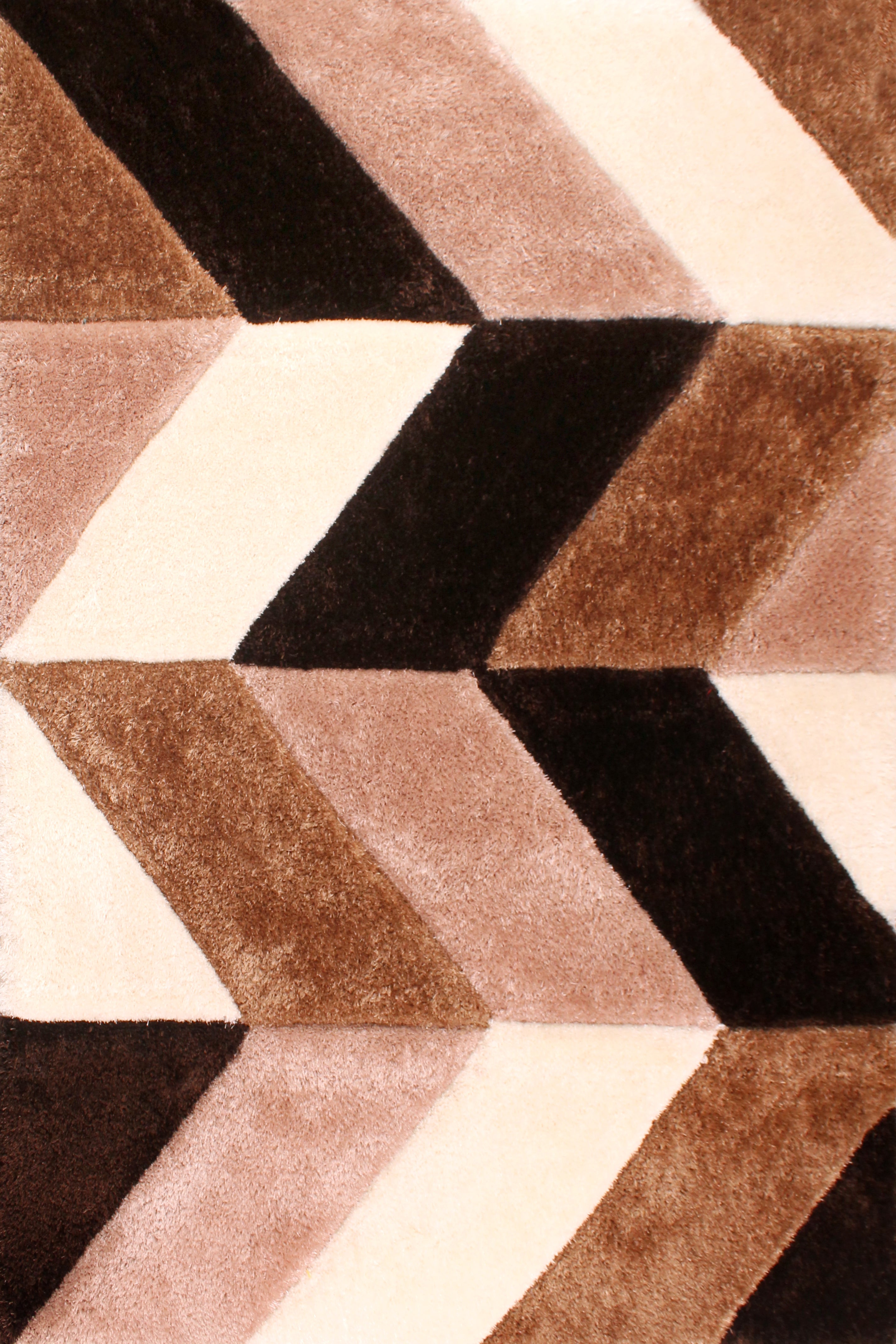 3D Carved Blazon Natural Rug