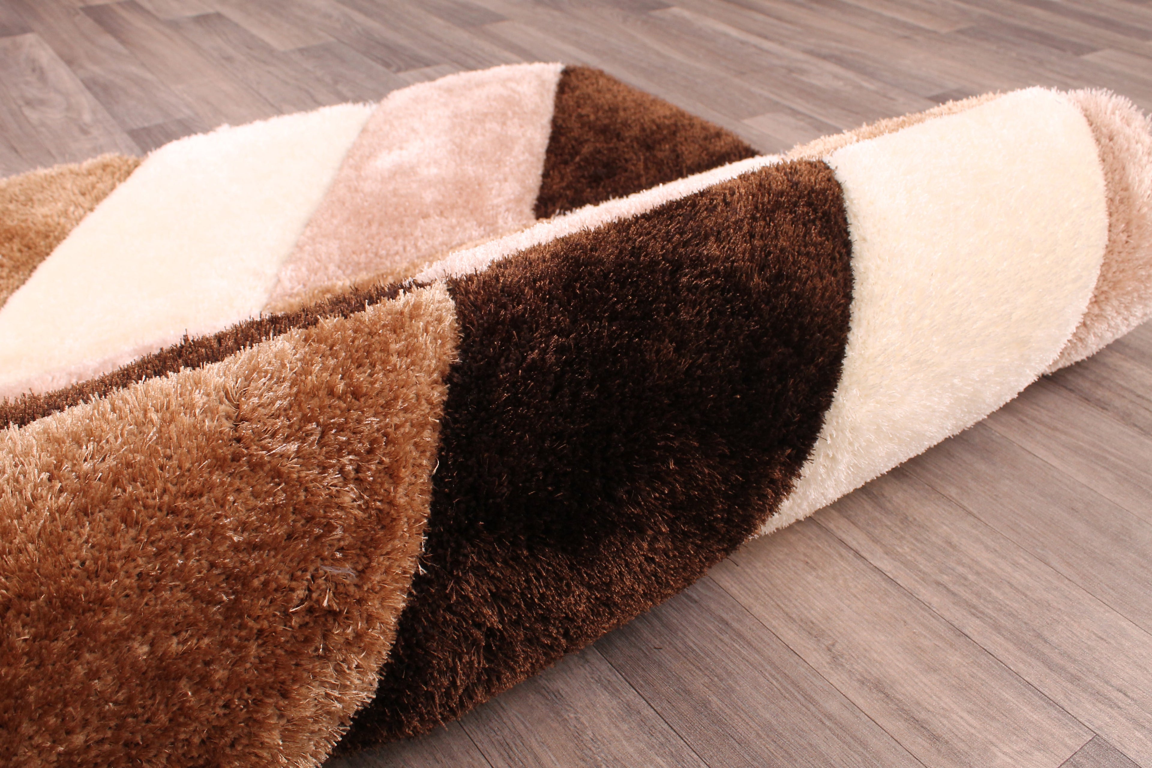 3D Carved Blazon Natural Rug