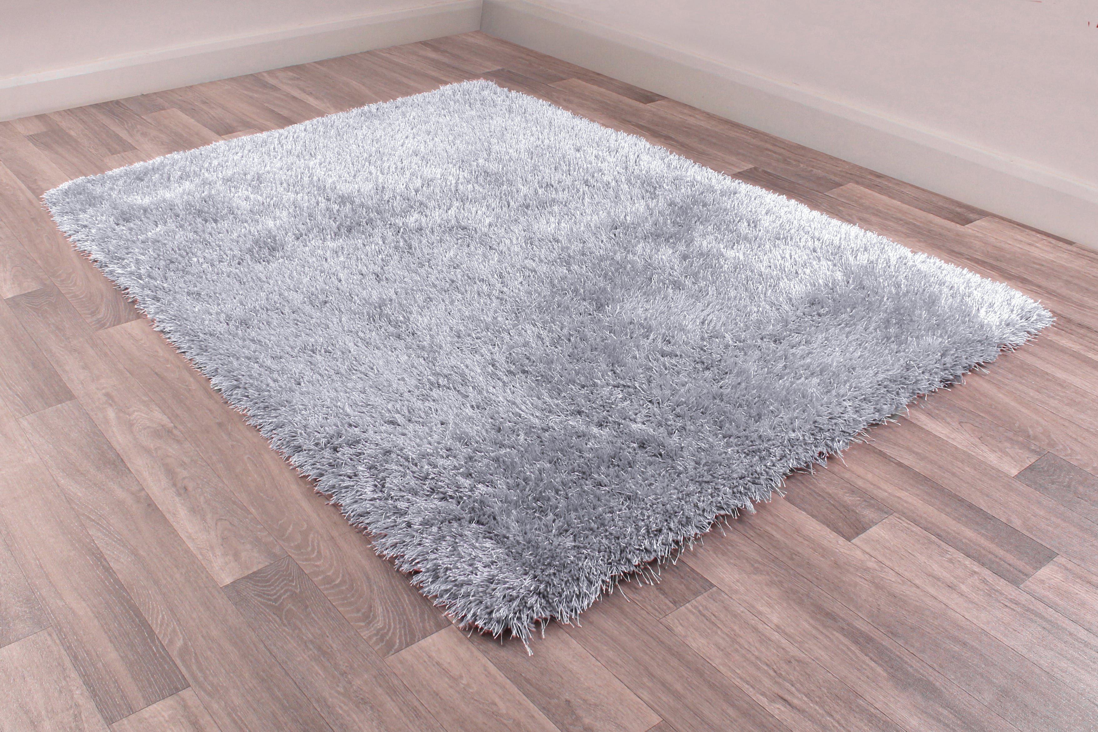 Boston Plain Silver Rug