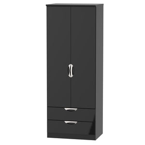 Tall 2ft6in 2 Drawer Robe