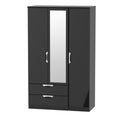 Triple 2 Drawer Mirror Robe