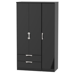 Tall Triple 2 Drawer Robe
