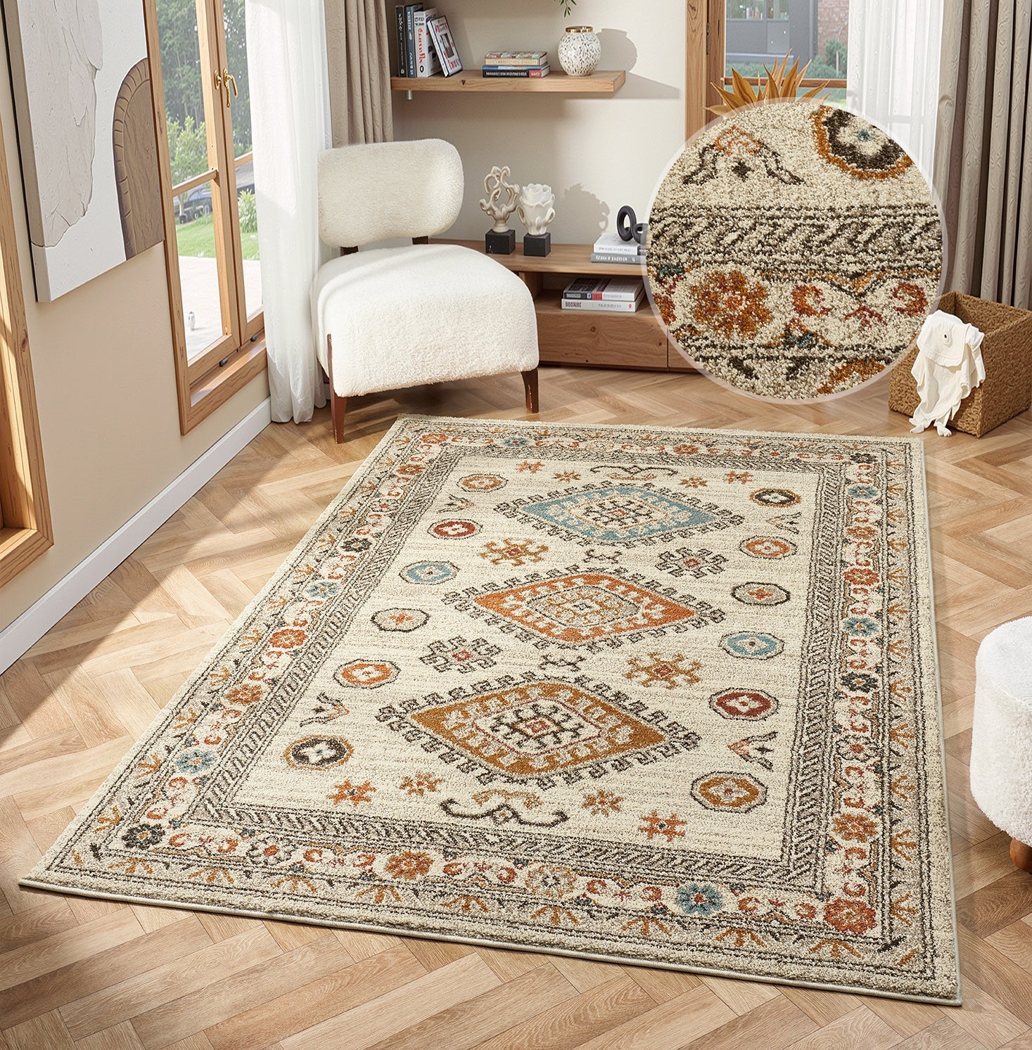Cashmere 5567 Cream Rug