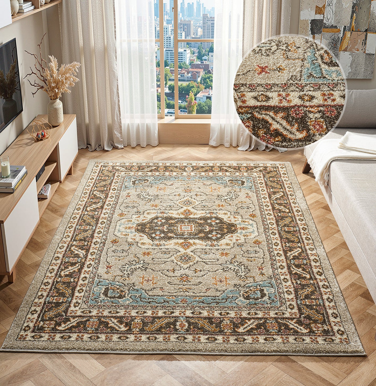 Cashmere 5570 Grey Rug