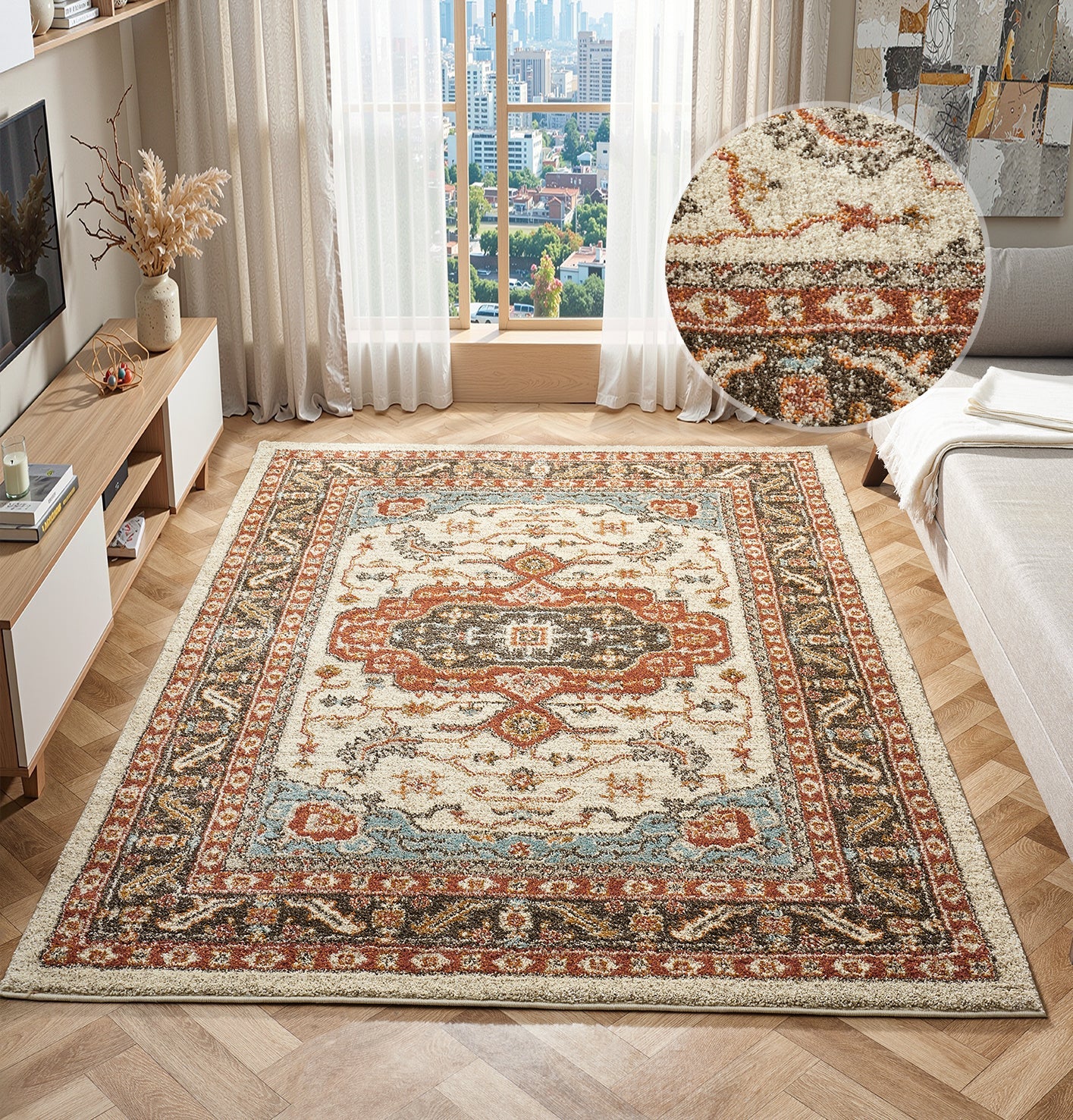 Cashmere 5570 Cream Rug