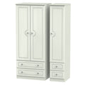 Triple 2 Drawer + Drawer Robe