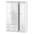 Triple 2 Drawer Mirror + Drawer Robe