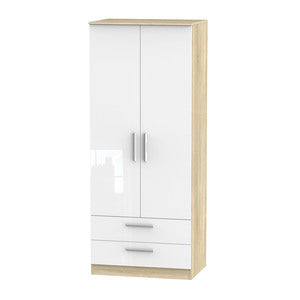 2ft6in 2 Drawer Robe