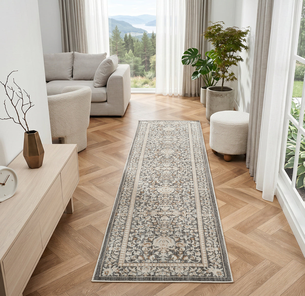 Elegance Delara Grey Rug