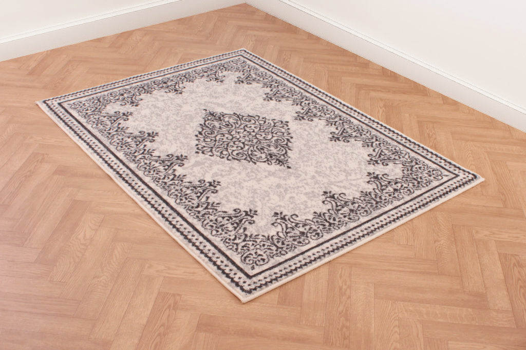 Traditional Poly Douglas Cream Rug