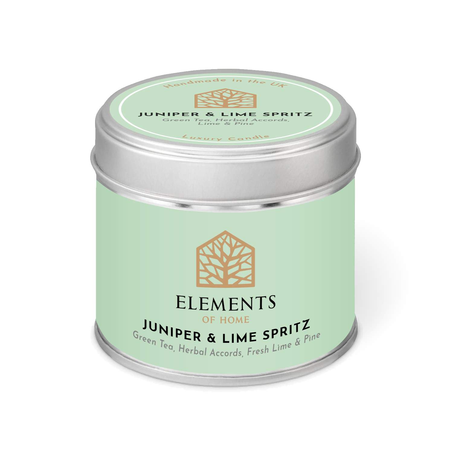 Juniper & Lime Spritz Candle In A Tin 180g