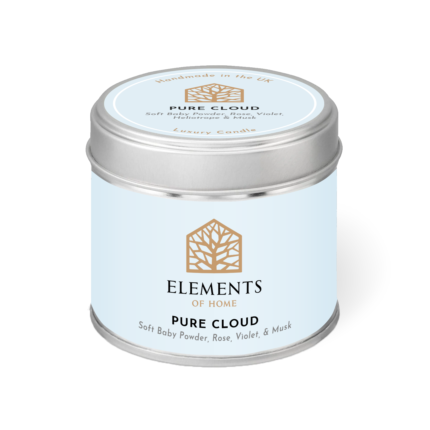 Pure Cloud Candle In A Tin 180g