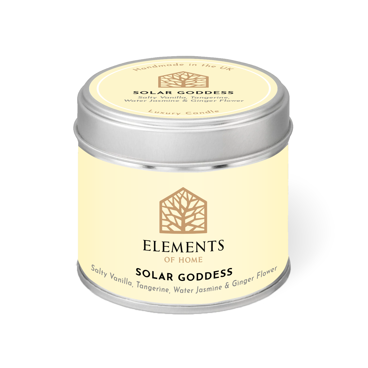 Solar Goddess Candle In A Tin 180g