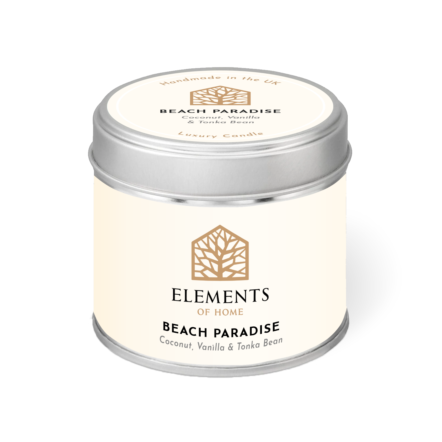 Beach Paradise Candle In A Tin 180g