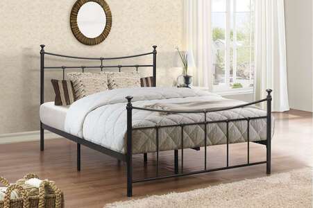 135cm Bed Black