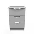 3 Drawer Bedside Cabinet - With Lock