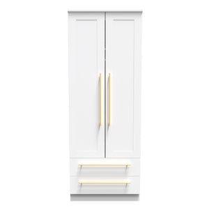 Tall 2ft6in 2 Drawer Robe