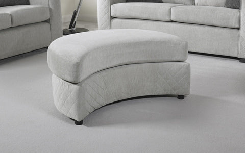 Half Moon Footstool